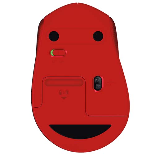 Logitech M331 Silent Plus Wireless Mouse (Red) 910-004916