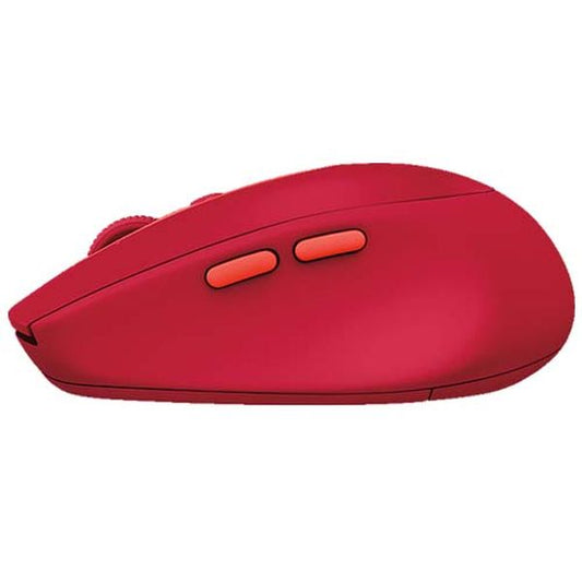 LOGITECH M590 Multi-Device Silent Bluetooth Wireless Ambidextrous Gaming Mouse Red