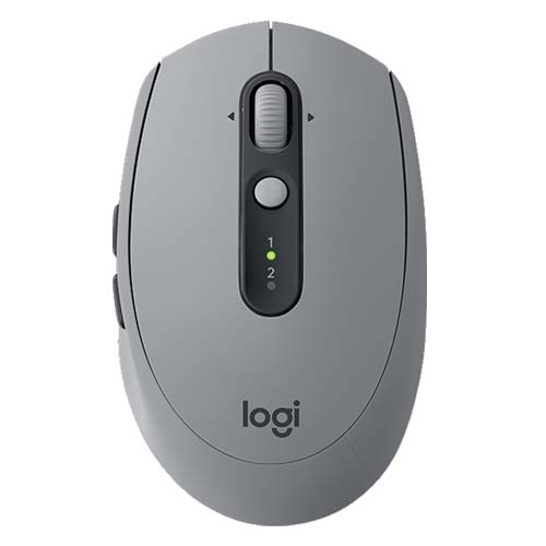 Logitech M590 Multi-Device Silent Bluetooth Wireless Mouse ( Mid Grey Tonal )