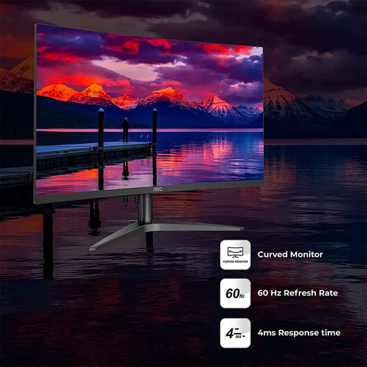 AOC C24B1H 23.6 Inch 1500R Curved LCD Gaming Monitor
