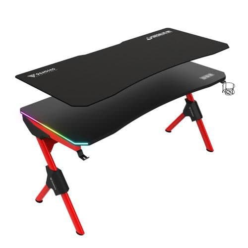 Gamdias Daedalus M1 RGB Gaming Desk (Black-Black)