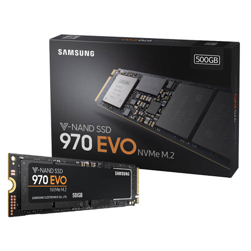 Samsung 970 EVO 500GB NVMe M.2 Internal SSD