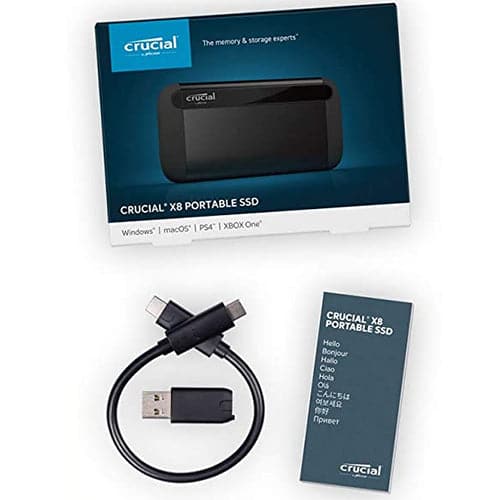 Crucial X8 1TB Portable SSD