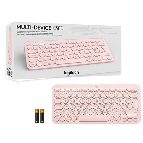 Logitech K380 Wireless Keyboard (Rose)