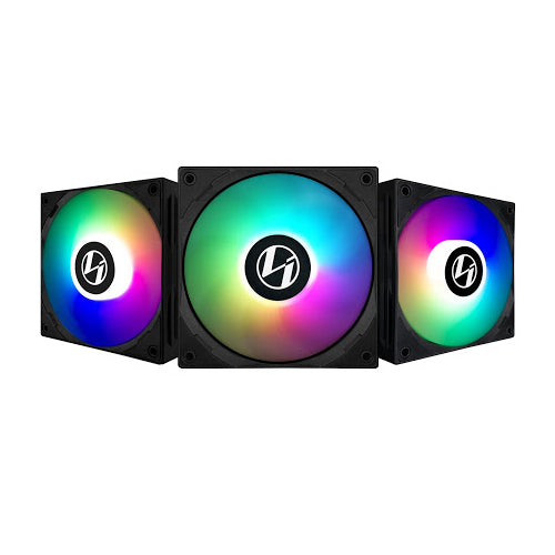 Lian Li ST120 120mm ARGB Fan Three Pack (Black)