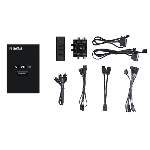 Lian Li ST120 120mm ARGB Fan Three Pack (Black)