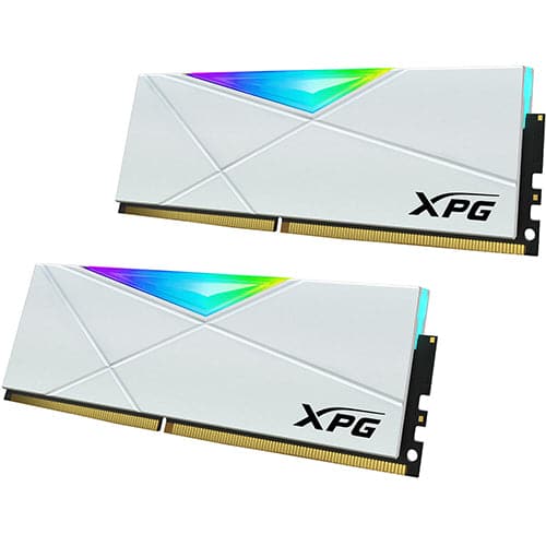 Adata XPG Spectrix D50 RGB 16GB (8GBx2) 3600MHZ DDR4 RAM (White)