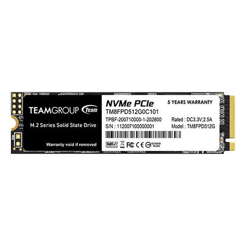 TeamGroup MP33 Pro 512GB M.2 NVMe SSD (TM8FPD512G0C101)