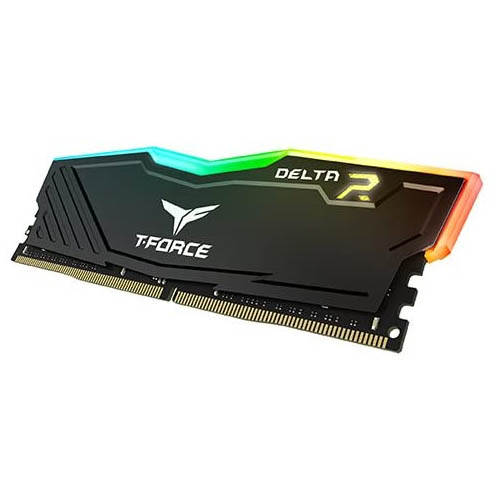 TeamGroup T-Force Delta RGB 32GB (16GBx2) 3600MHz DDR4 RAM (Black)