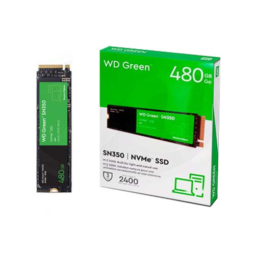 Western Digital Green SN350 480GB M.2 NVMe SSD (WDS480G2G0C)