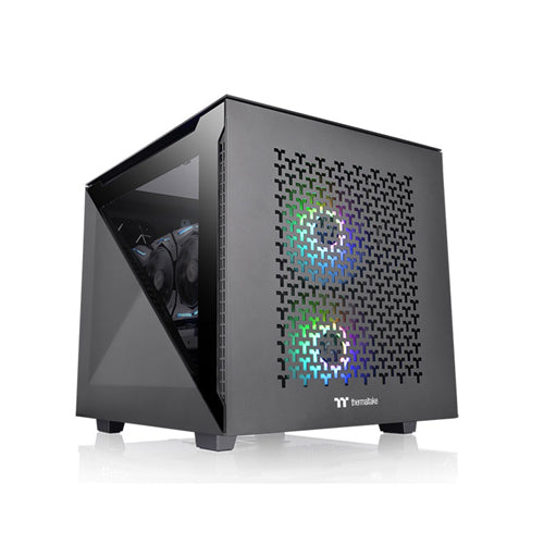 Thermaltake Divider 200 TG Air Mini Tower Cabinet (Black)