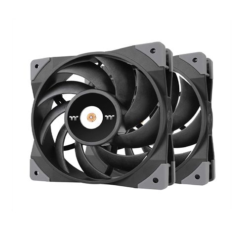 Thermaltake ToughFan 14 PWM 500-2000RPM Radiator Cabinet Fan (2 Pack) (Black)