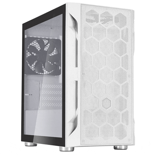 SilverStone FARA H1M (M-ATX) Mini Tower Cabinet (White)