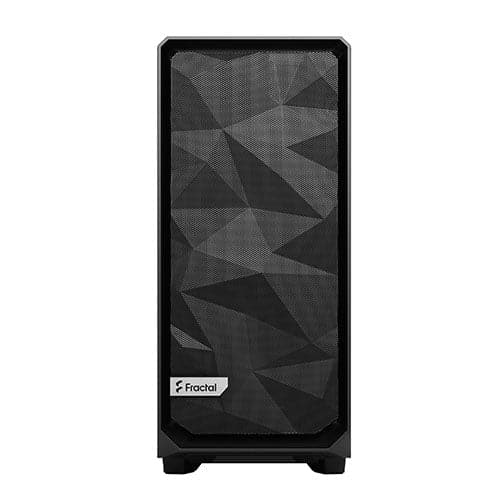 Fractal Design Meshify 2 Compact Light Tint TG Mid Tower Cabinet (Black) FD-C-MES2C-03