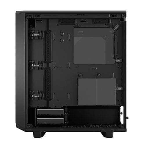 Fractal Design Meshify 2 Compact Light Tint TG Mid Tower Cabinet (Black) FD-C-MES2C-03