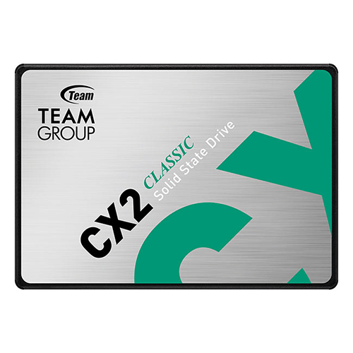 TeamGroup CX2 2.5 Inch 512GB SATA III 3D NAND Internal SSD (T253X6512G0C101)