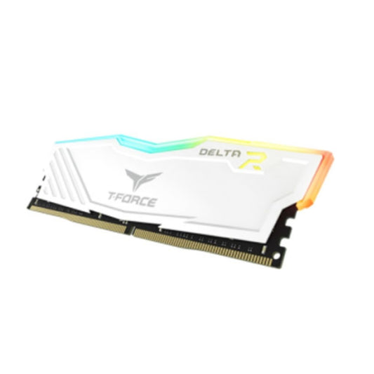 TeamGroup T-Force Delta RGB 32GB (16GBx2) 3200MHz DDR4 RAM (White)