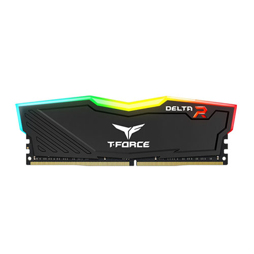 TeamGroup T-Force Delta RGB 8GB (8GBx1) 3200MHz DDR4 RAM (Black)