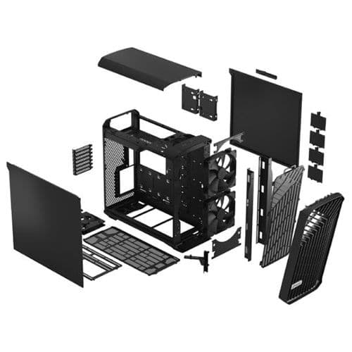 Fractal Design Torrent Solid Mid Tower Cabinet (Black)