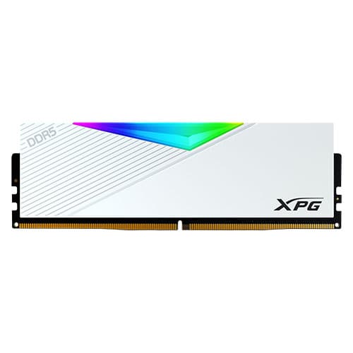 ADATA XPG Lancer RGB 16GB ( 16GBx1 ) 5200MHz DDR5 RAM ( White )