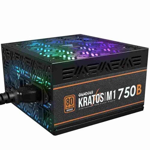 GAMDIAS KRATOS M1 750B 750W 80 + Fully Modular Atx 2.0 Power Supply