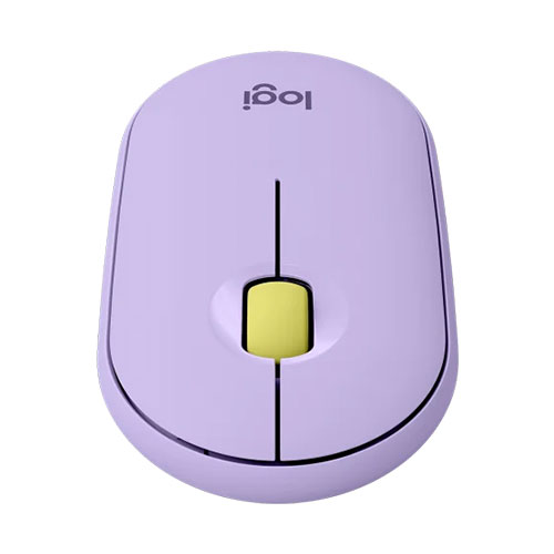 Logitech Pebble M350 Wireless and Bluetooth Mouse (Lavender)