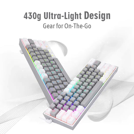 Redragon K616 Fizz Grey/white Mechanical (Red Switch)