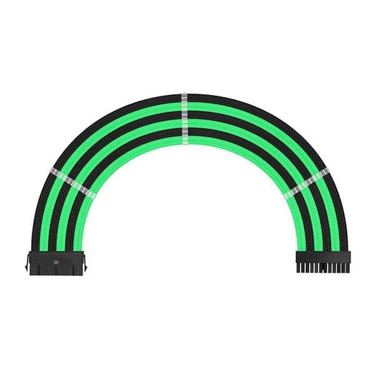 Ant Esports Black and Green Cable set 3combs 30cm 16AWG