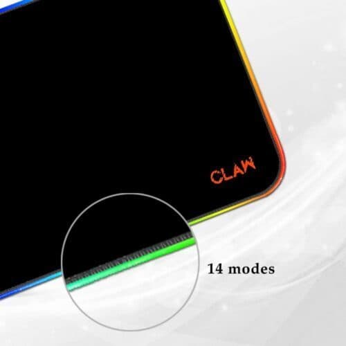 Claw Slide Waterproof RGB Gaming Mouse Pad (Large)