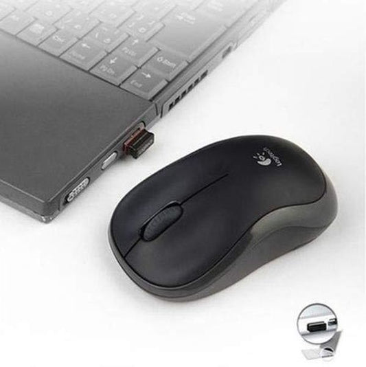 LOGITECH B175 Wireless Ambidextrous Mouse ( 1000DPI / 4 Macro Buttons ) ( Black )