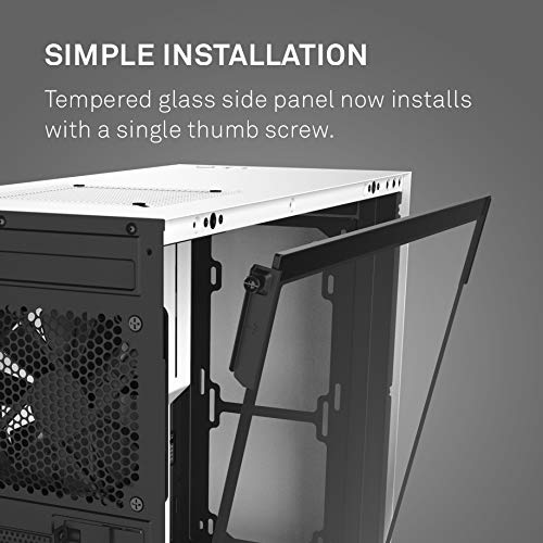 NZXT H510 (ATX) Mid Tower Cabinet With Tempered Glass Side Panel (Matte White)
