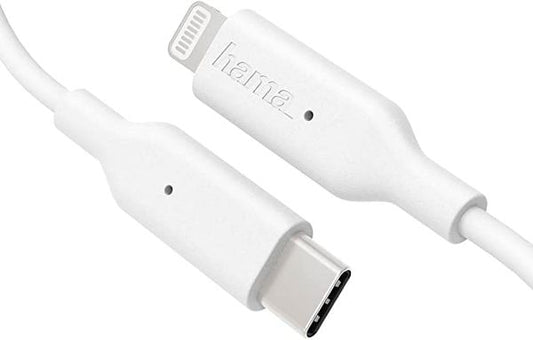 HAMA 183295 Charging Data Cable USB Type-C Lightning 1m Cable ( White )