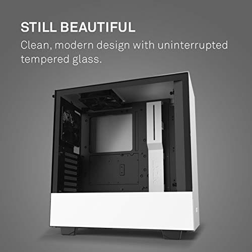 NZXT H510 (ATX) Mid Tower Cabinet With Tempered Glass Side Panel (Matte White)