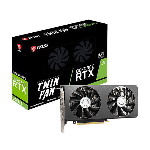 MSI GeForce RTX 3060 Ti Twin Fan OC 8GB GDDR6 Graphic Card