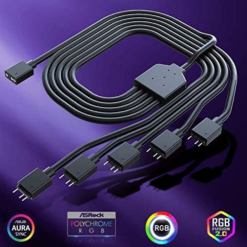 Cooler Master 1-To-5 ARGB Splitter Cable
