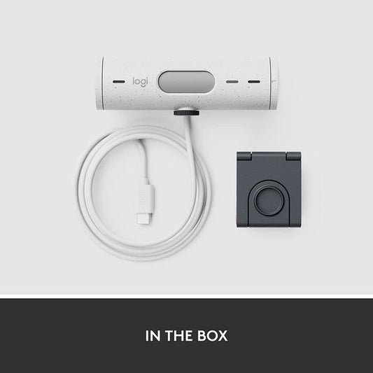 Logitech Brio 500 Full HD Webcam (White)