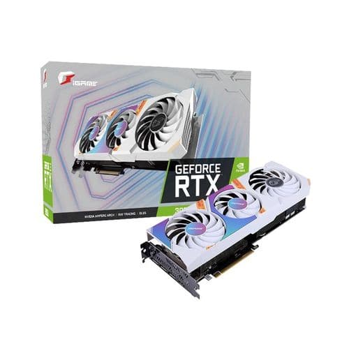 Colorful iGame GeForce RTX 3050 Ultra OC White Edition Graphics Card