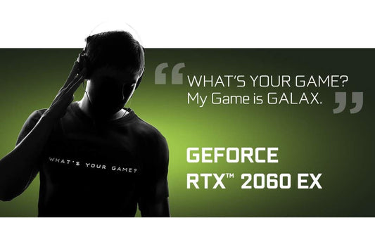 GALAX GeForce RTX 2060 EX (1-CLICK OC) 6GB GDDR6 Graphics Card