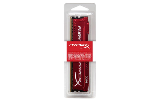 HyperX Fury 8GB (8GBx1) DDR4 2400MHz (RED) RAM