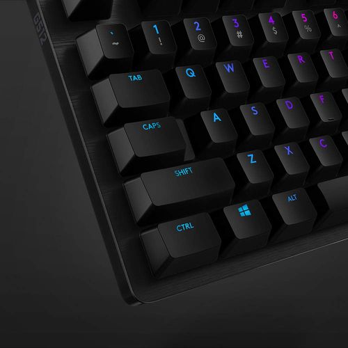 Logitech G512 RGB Backlit Mechanical Wired Gaming Keyboard GX Blue Clicky Switches (Carbon)