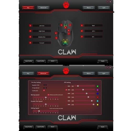 Claw Dawon Wired Gaming Mouse