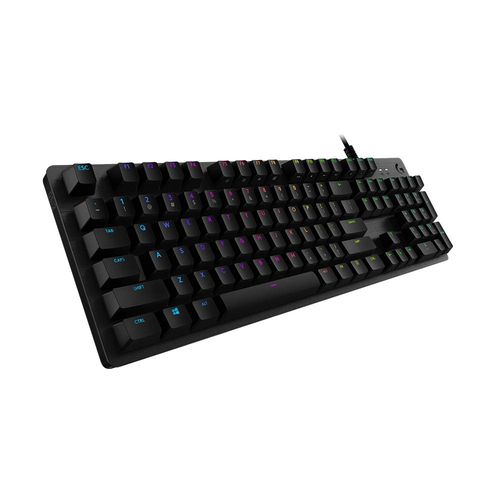 Logitech G512 RGB Backlit Mechanical Wired Gaming Keyboard GX Blue Clicky Switches (Carbon)