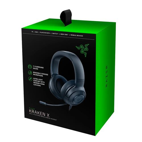 Razer Kraken X Wired Gaming Headphones