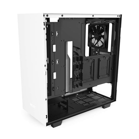 NZXT H510 Compact Mid Tower Cabinet with Tempered Glass (Black & White)