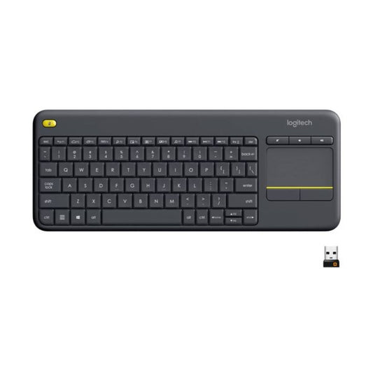 Logitech K400 Plus-AP Wireless Touch Keyboard (Black)