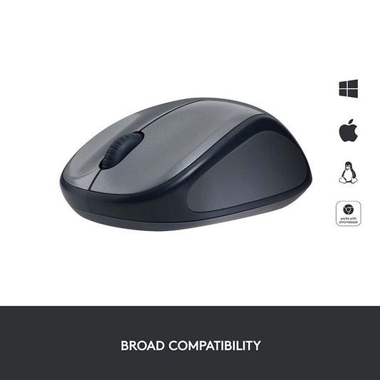 LOGITECH M235 Wireless Ambidextrous Gaming Mouse ( 910-002201 ) ( 1000DPI / 3 Macro Button ) ( Colt Glossy)