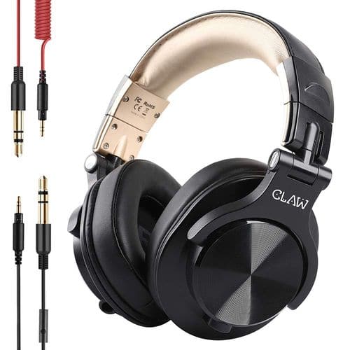 Claw SM50 DJ Gaming Headphones (Black Gold)