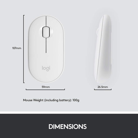 Logitech MK470 Slim Wireless Combo (Off White)