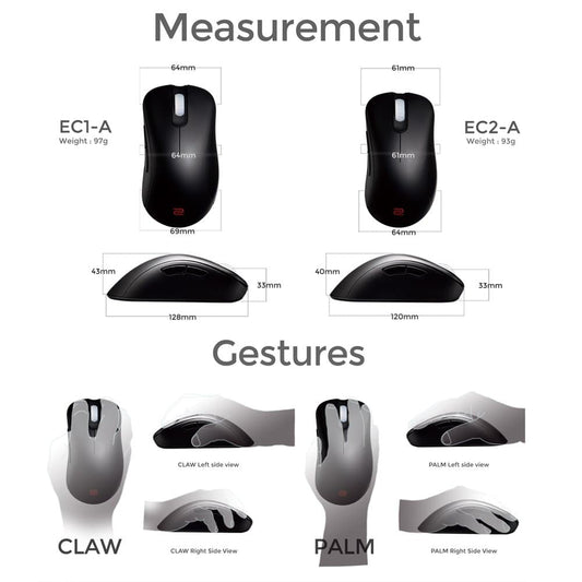Benq Zowie EC2-A Mouse (Black)
