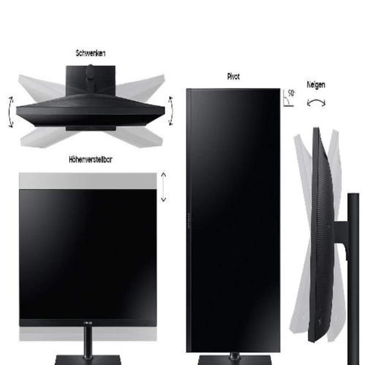 SAMSUNG LS27H850QFUXEN 27 Inch QHD 60Hz IPS Panel 99% SRGB 4MS IPS Professional  Monitor